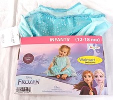 Disney Frozen Elsa Dress Infant 12-18 Mo. Attached Cape New