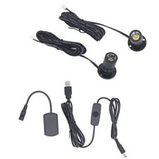5V Dimmable LED Mini Spot Light with 6.6ft Cable, 2 Pack Natural Light 4000K