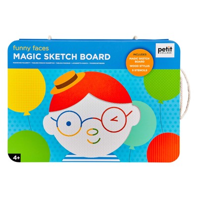 Funny Faces Sketch Board   Reusable Sketching Toy for   Creative Toys for Age...