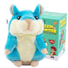 Talking Hamster - Stuffed Animals Toy for Kids 2 3 4 5 6 Year Old, Repeats Wh...