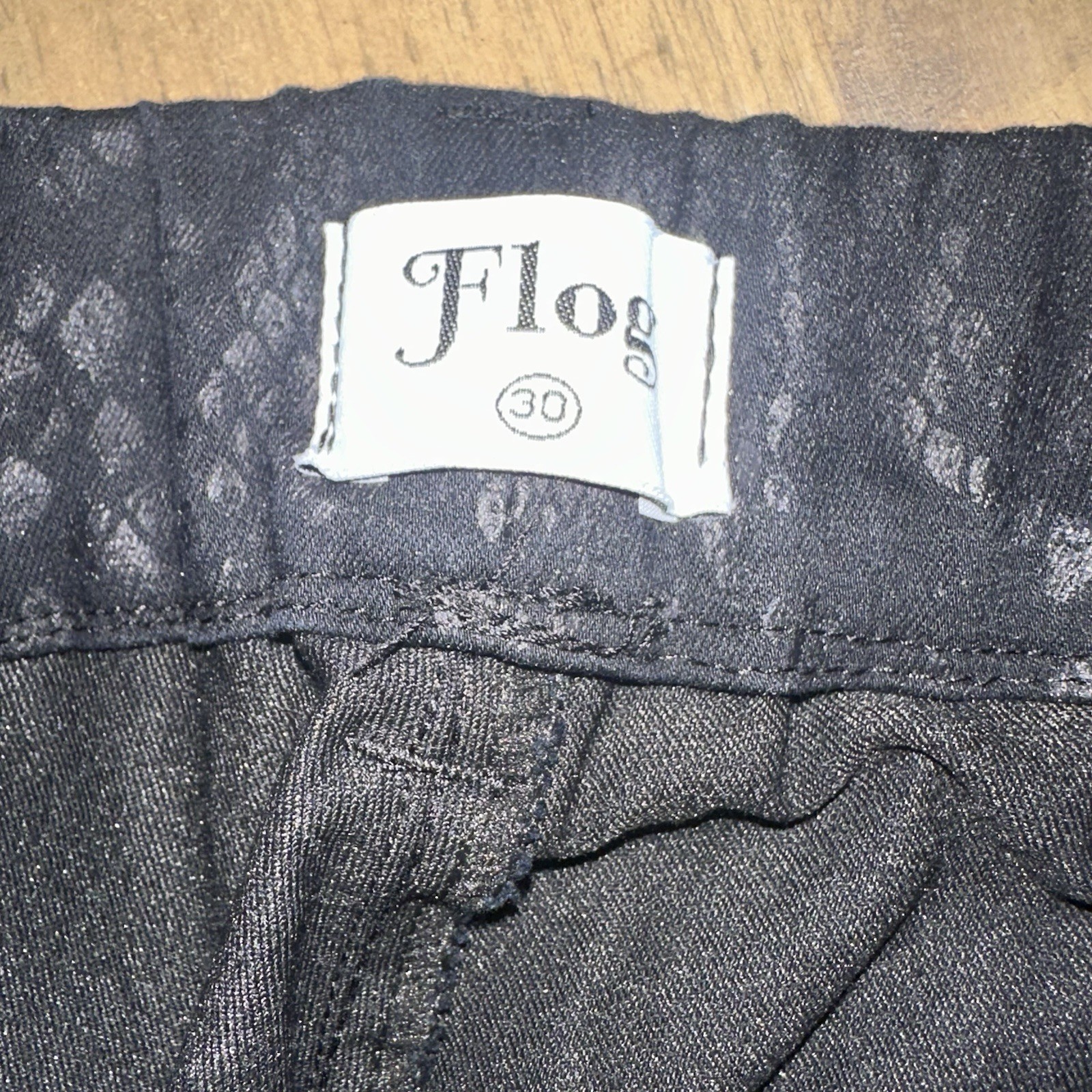 Bevy Flog Dafna Black Python Stretchy Pull On Ela… - image 3