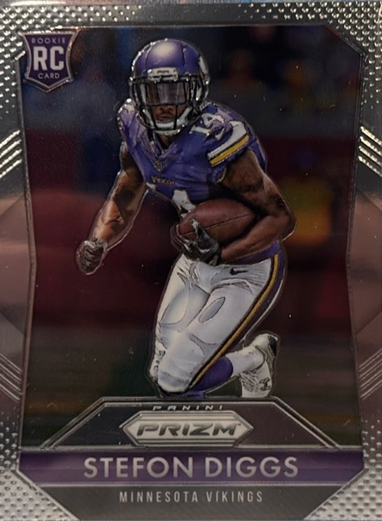 2015 Panini Prizm #285 Stefon Diggs rookie