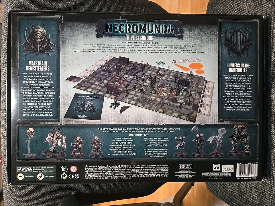 Necromunda: улей Secundus Warhammer 40K новый в коробке Бесплатная доставка! - Изображение 2 из 2