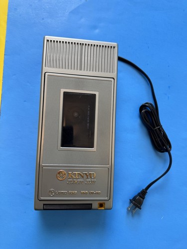 KINYO UV 413 VHS Cassette Rewinder TESTED Retro Tape Rewind 1 Way Vintage