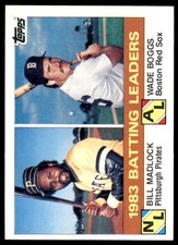 1984 Topps #131 Wade Boggs/Bill Madlock LL