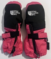 The North Face Toddler Mitts XXS/TTP 2T/2B Cold Weather Mittens Pink/Black Logo
