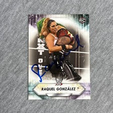 2021 Topps WWE #183 Raquel Gonzalez (RC) Signed IP Auto