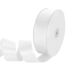 White Satin Ribbon 1.5 Inch x 100 Yards Fabric Spool Gift Wrap Bow Wedding DIY