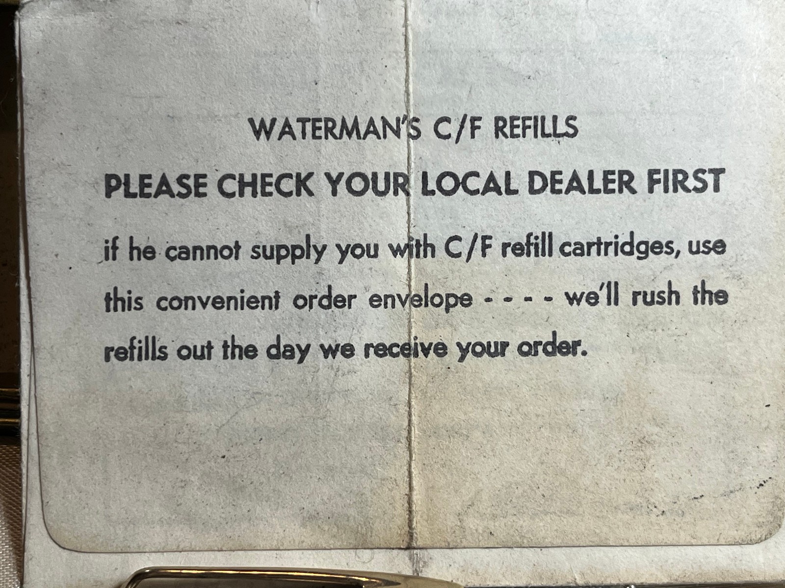 Massive lot of Waterman c/f fountain pens from the 1950s for parts & restoration