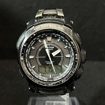 Casio PRO TREK PRW-5100YT Solar Herrenuhr Box Gut aus Japan