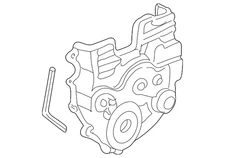 Genuine Honda 1998-2002 Honda - Cover Set Timing Belt (Lower) 11810-PAA-800