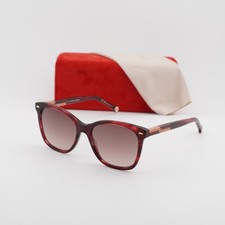 Carolina Herrera HER 0137/S 0K4G HA Burgundy Horn/Brown Gradient 54-17-145 Su...