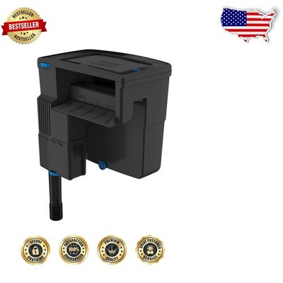 Sicce Tidal 75 Gallon Aquarium Filter - 350 GPH, Adjustable Flow, Skimmer