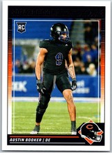 #399 Austin Booker RC 2024 Score Football Base Chicago Bears