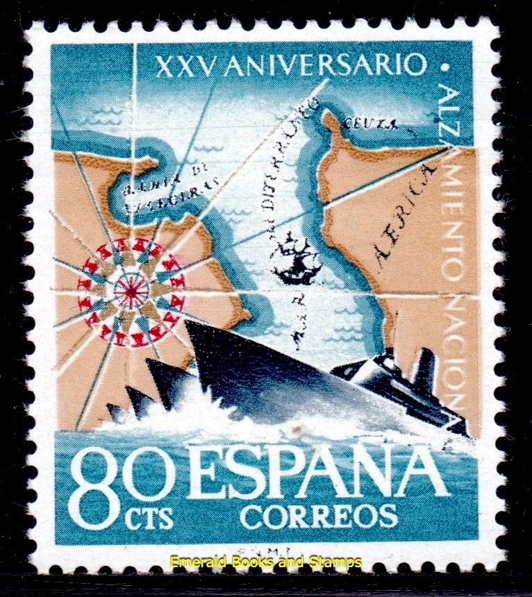EBS Spain 1961 - Victory of Fascism - General Franco - Michel 1248-1259 - MNH** - image 3 of 4