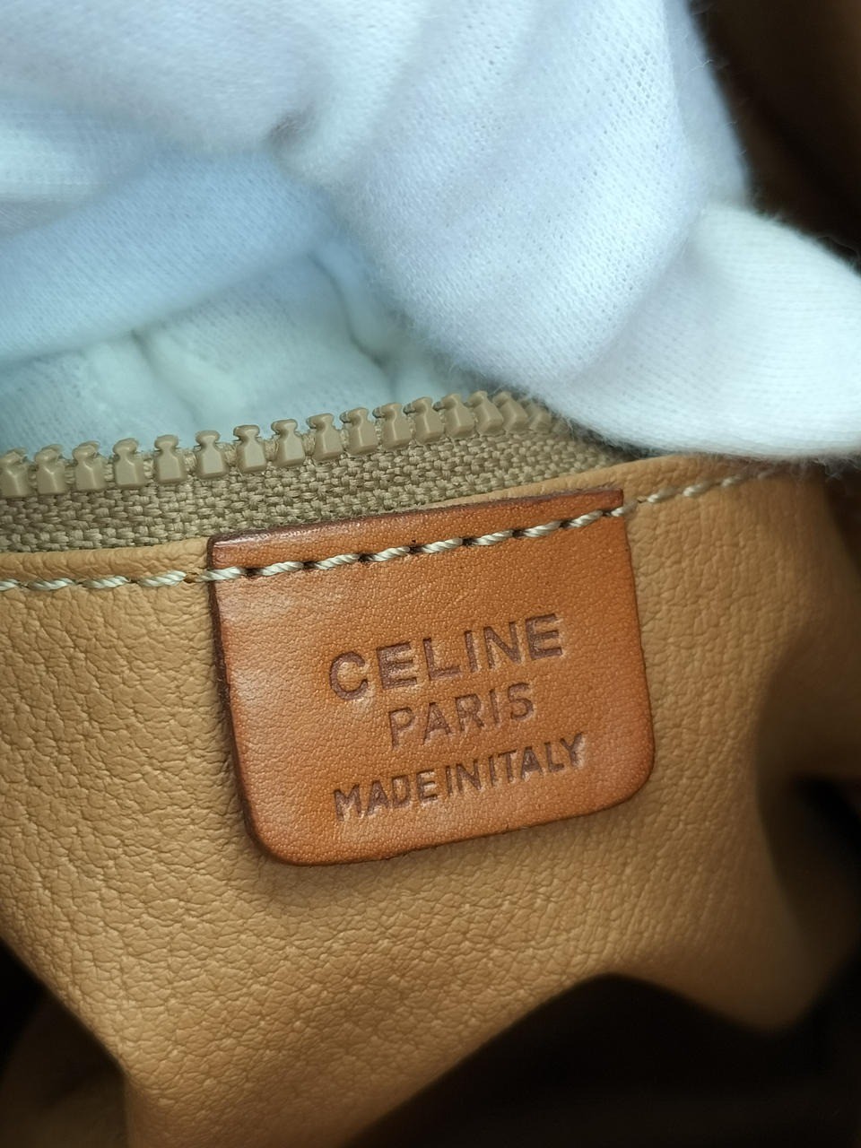 CELINE macadam Authentic Drawstring Shoulder Bag … - image 7