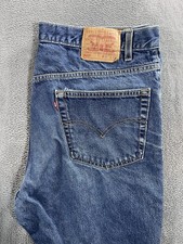 Vintage Levis 517 Jeans Mens 42x30 Blue Denim Boot Cut Made USA Western