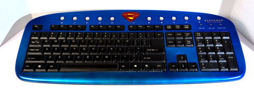 Keyboard SP-6000 Slim Blue, i-Rocks Superman Returns USB Wired with logo - Picture 8 of 8