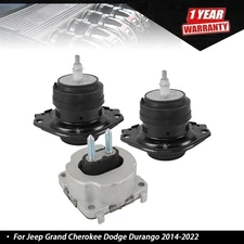 Engine Motor Mount 3PCS Set Fit For Jeep Grand Cherokee Dodge Durango 2014-2022