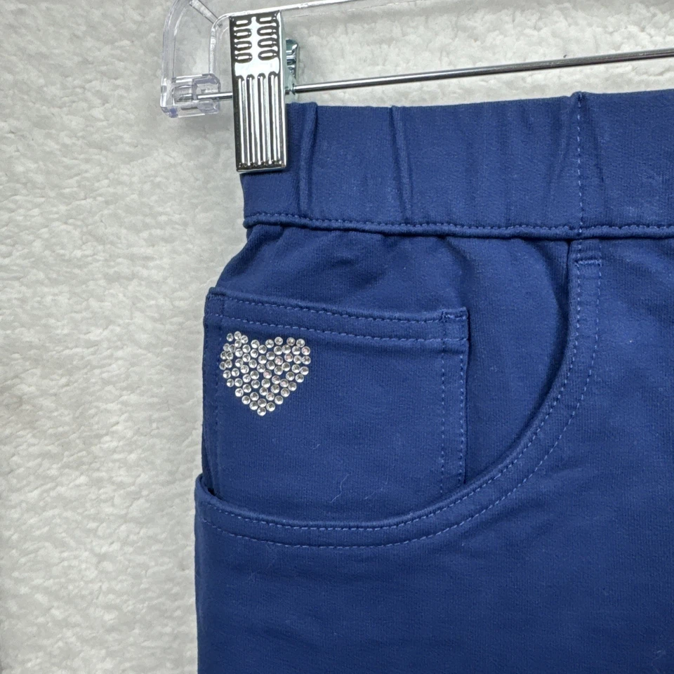 Dream Jeannes Quacker Factory Womens Navy Blue Embroidered Shorts Pull On 3X NEW - Image 4 of 4