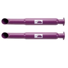 Flowtech 50232flt Purple Hornies 3-hole Shorty Glasspack Header Muffler Flowtech 50232flt Purple Hornies 3-hole Shorty Glasspack Header Muffler