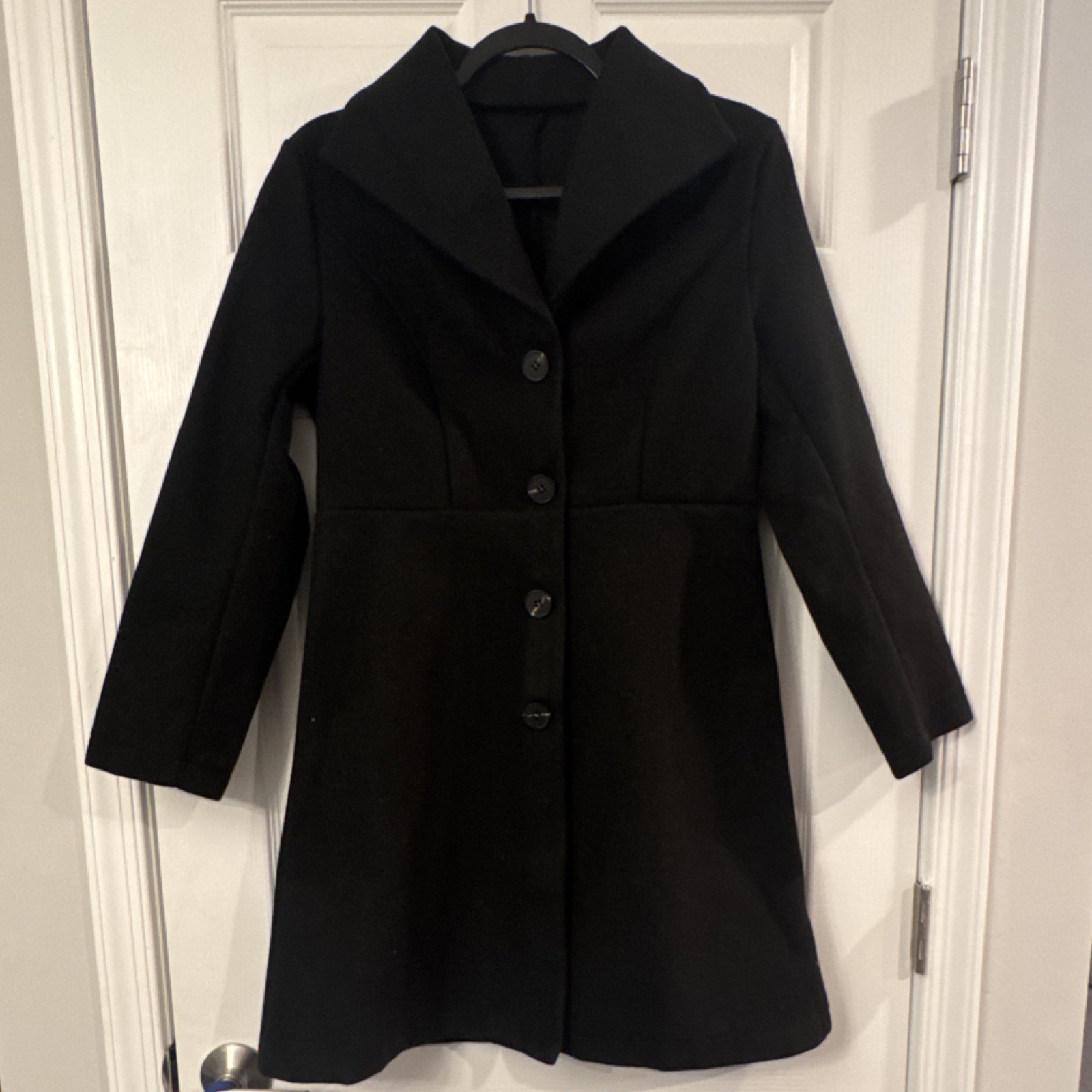 SHEIN LUNE Solid Single Breasted Overcoat XS - image 1
