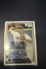 2010 Bowman Chrome - USA Stars Autographs John Simms #USA-JS (AU, RC)