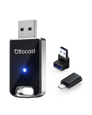 Neues 2025 Modell OTTOCAST 2-in-1 Wireless Carplay Android Auto Adapter, OTTO...