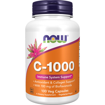 Vitamin C-1000 mg 100 Veg-Kapseln Now Foods