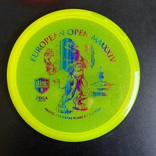 Discmania Md4 Metal Flake C-line European Open 2024 Prototype Yellow 177g