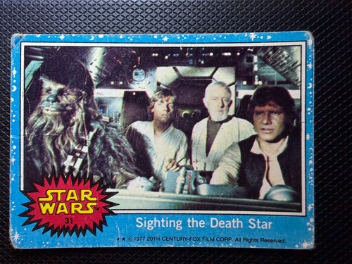 1977 Topps Star Wars #31 Sighting the Death Star — TAG (grade unconfirmed)