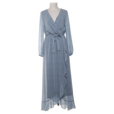Sisters Point, Maxikleid, Größe: S, model: gush-ls5, Blau/Weiß, Polyester #pTO