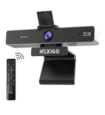 NexiGo Zoom Certified, N970P 4K Zoomable Webcam with Remote Control (246)
