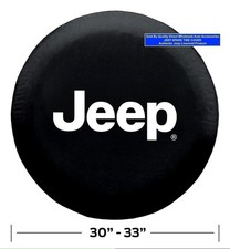 Best Jeep Rear Spare Tire Cover Fits 30 To 33 Spare Tires Cut Hole For Camera