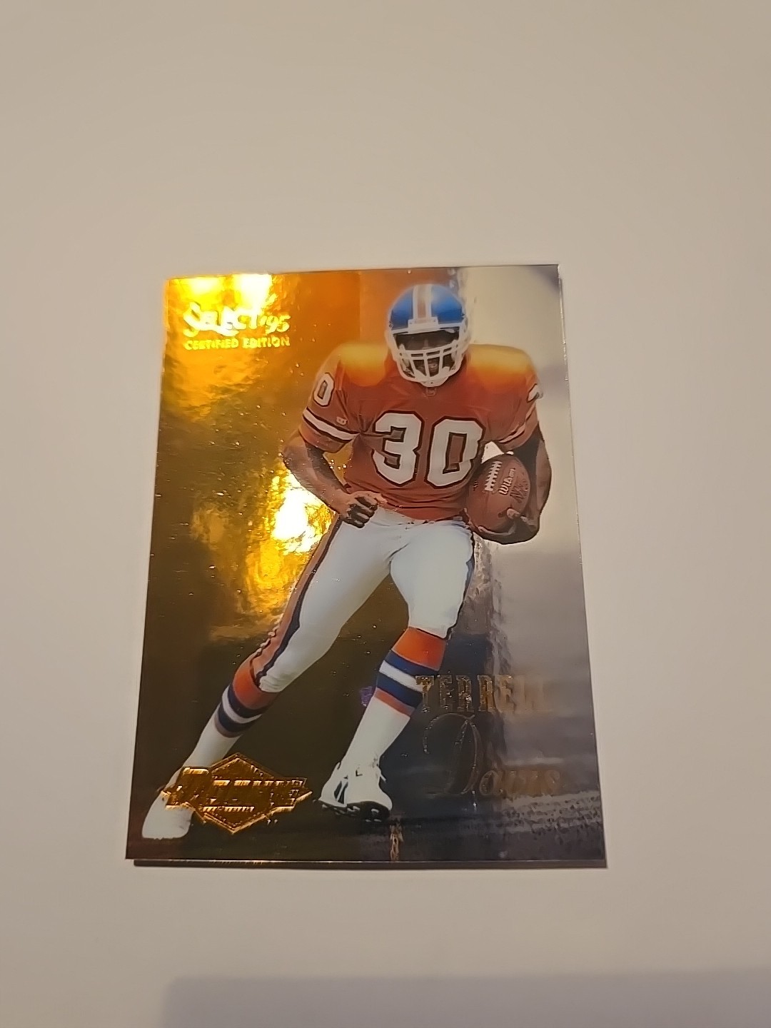 1995 Select Certified Edition - Rookie Terrell Davis #126 (RC)