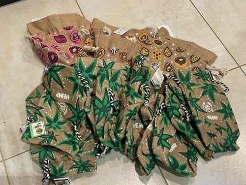 Sacs cadeaux The Body Shop, liquidation lot travaux, 19 sacs en jute, neufs - Photo 5/5