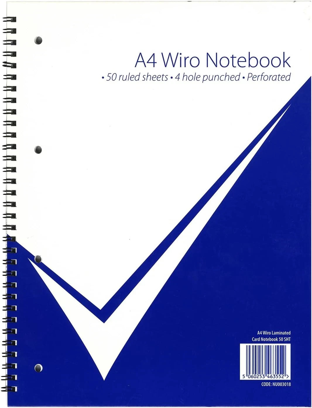 Nu Notebooks - Office Range - A4 Wire bound Notebook - Stationery Notebooks - G