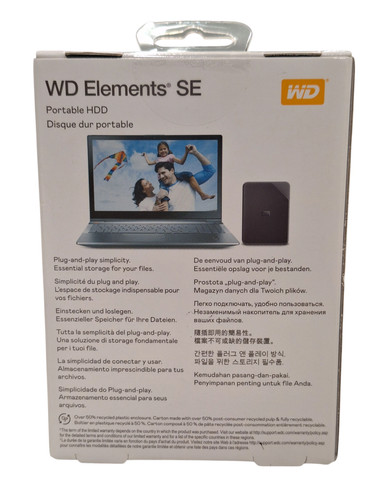WD Elemments SE Disco Duro Portátil HDD 6TB Negro - Bild 2 von 2