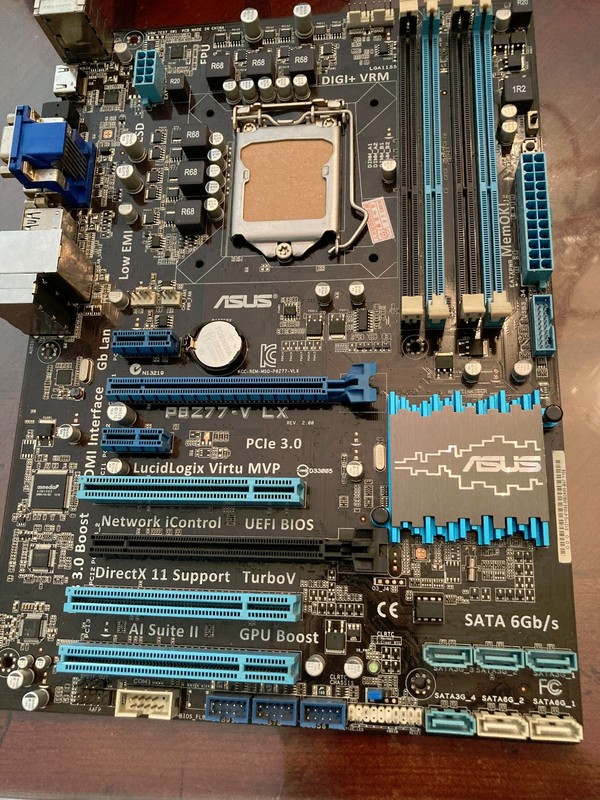 Asus  P8Z77-V LX Intel LGA 1155 DDR3 SDRAM ATX Desktop Motherboard