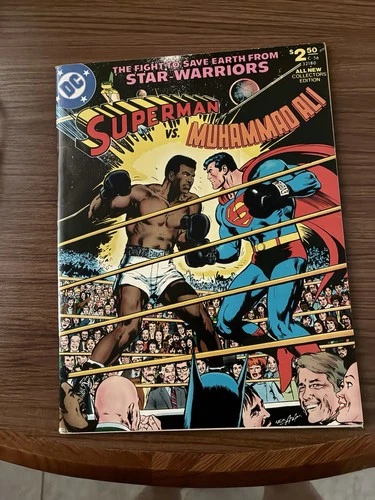 1987 Original Vintage Superman  vs Muhammad Ali DC  Comics  C-56  32180