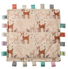 MARY MEYER BABY GIRL BOY TAGGIES ORGINAL FAWN 12 X 12 BLANKET NEW