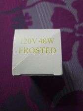 120V 40W Frosted Light Bulb
