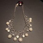 Best Pick Paparazzi - HEIR-headed White Necklace and Earring Set — photo 1