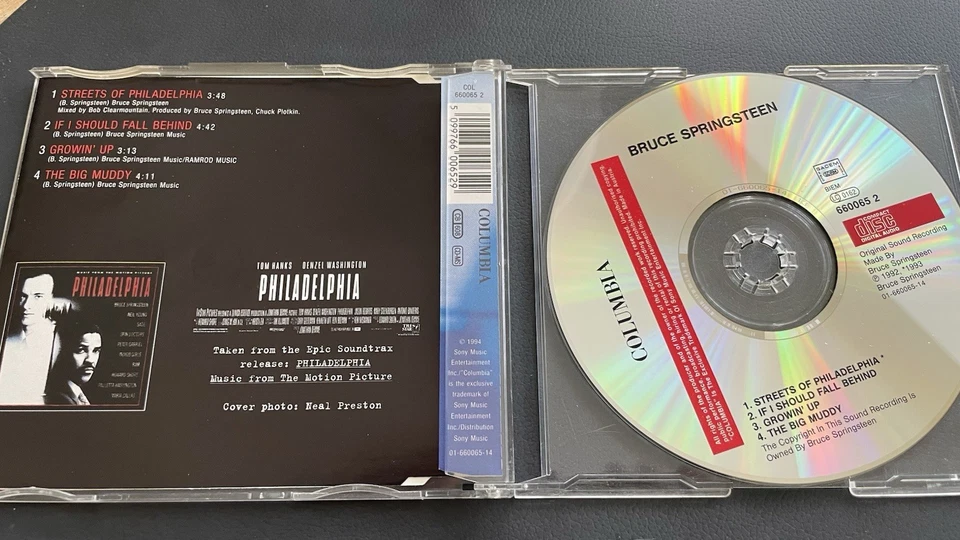 Bruce Springsteen 💿 Streets Of Philadelphia CD MCD Single - Bild 2 von 2