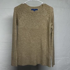 APT.9 Women’s XS Brown Sparkled Long Sleeve Sweater