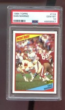 1984 Topps #124 Dan Marino Instant Replay ROOKIE Year GEM MT PSA 10 Graded Card
