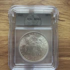 1921 Morgan Silver Dollar $1 ICG MS62