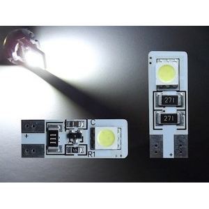 2 Ampoules LED T10 501 Blanc Xénon - Super Lumineuses, Canbus Sans Erreur, 12V