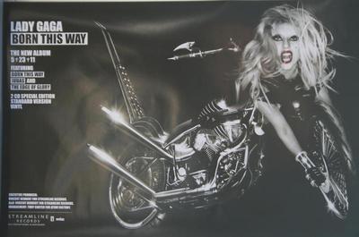 LADY GAGA BORN THIS WAY 2 SIDED POSTER 14x22 PROMO | eBay