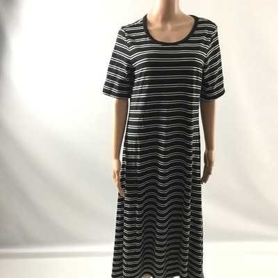 striped t shirt maxi dress